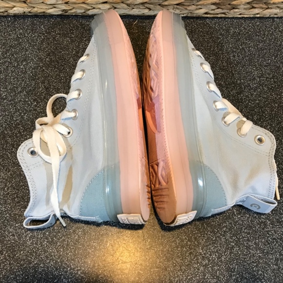 Unisex Converse Chuck Taylor Baby Blue CX High " Stretch Canvas HighTops - Picture 10 of 13